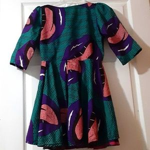 Handmade Mid-length sleeve Dress (size XS)
